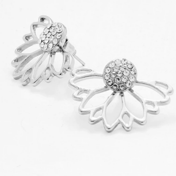 XKaceyxx Lotus Flower earrings - Picture 2 of 3